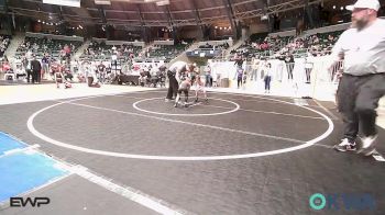 43 lbs Consi Of 8 #1 - Ryker Humphrey, OOLOGAH vs Kyson Miller, Wagoner Takedown Club