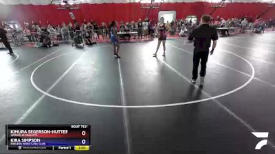 164 lbs Round 5 - Kimura Segerson-Hutter, Women In Singlets vs Kira Simpson, Ringers Wrestling Club