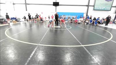 40 kg Rr Rnd 4 - Mya Beckett, Badger Girls Elite vs Olive DiMassa, Michigan Rev Girls Blue