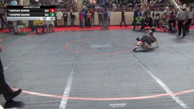 150_B lbs Consi Of 8 #1 - Nathan Burns, Southeastern vs Cooper Baker, Millcreek