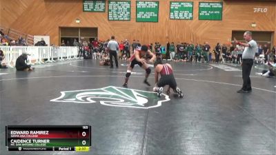 165 lbs Quarterfinal - Edward Ramirez, Santa Ana College vs Caidence Turner, Mt. San Antonio College