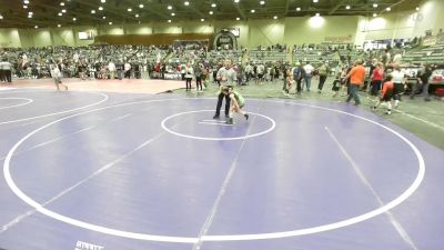 66 lbs Round Of 16 - Kaleesi Poston, The Rock Of Redmond vs Emily Harmon, Greenwave Youth WC