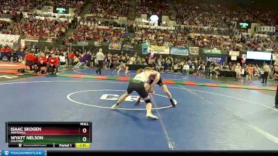 Champ. Round 1 - Isaac Skogen, Whitehall vs Wyatt Nelson, Colstrip