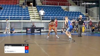 100 lbs Cons 16 #2 - Bryan Le, Florida vs Noah Savageau, North Dakota