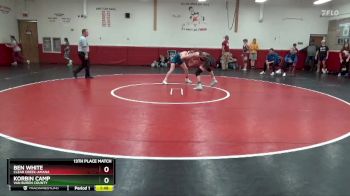 132 lbs 13th Place Match - Ben White, Clear Creek-Amana vs Korbin Camp, Van Buren County