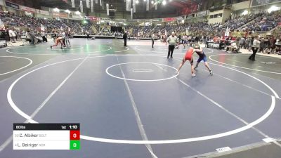 80 lbs Round Of 32 - Chance Albiker, Boltz vs Lakoda Beiriger, Norwood Mavericks