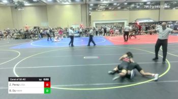 109 lbs Consi Of 32 #2 - Zoey Perez, Legacy's vs Briena Du, Hawkeye/Speakeasy WC