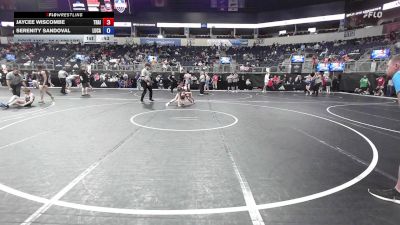 96.6-106 lbs Consolation - Jaycee Wiscombe, Trailhands vs Serenity Sandoval, Lucas Wrestling Club