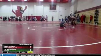 152 lbs Champ. Round 1 - Harjot Singh, Franklin Wrestling Club vs Dylan Osborn, Spartans