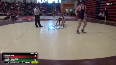 184 lbs Cons. Round 3 - Jaden Walker, Cornell College vs Devin Top, Millikin