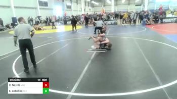 116 lbs Consi Of 4 - Carter Neville, Arizona Cross Training WC vs Ethan Ceballos, Silverback WC