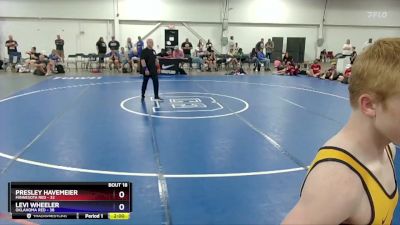 130 lbs 2nd Wrestleback (16 Team) - Joe Alger, Minnesota Red vs Alex Cole, Oklahoma Red