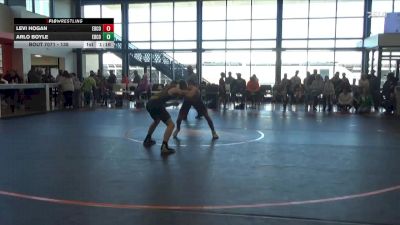 135 lbs 3rd Place Match - Levi Hogan, Immortal Athletic WC vs Arlo Boyle, Kennedy Junior Cougars