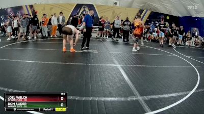 165 lbs Finals (2 Team) - Dom Slider, Warner Elite vs Joel Welch, CP Wrestling