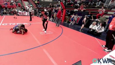 100 lbs Quarterfinal - Abdul Robinson, ArkCity Takedown vs Jayvyn Allami, Team Tulsa Wrestling Club