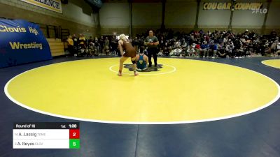 178 lbs Round Of 16 - Ashton Lassig, Temecula Valley vs Adrien Reyes, Clovis