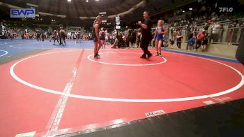 115 lbs Quarterfinal - Cara Prock, Warner Eagles Youth Wrestling vs Shiann Collom, Tiger Trained Wrestling