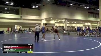 182 lbs Round 8 (10 Team) - Joshua Sandoval, NFWA Black vs Edwin Turcios, Perry Meridian Blue