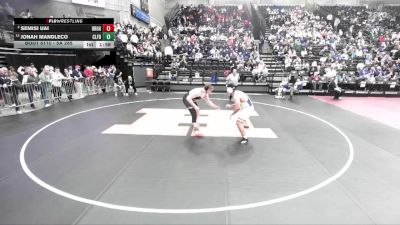 5A 285 lbs Champ. Round 1 - Jonah Mandleco, Clearfield vs Semisi Uai, Brighton