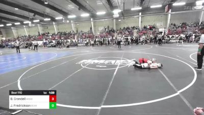 83 lbs Quarterfinal - Brighton Crandell, Mogollon vs Jasper Fredrickson, Bear Cave WC