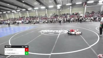 83 lbs Quarterfinal - Brighton Crandell, Mogollon vs Jasper Fredrickson, Bear Cave WC