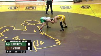 157 lbs - Tyson Humphreys, Utah Valley vs Jacob Wright, Wyoming