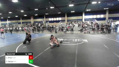 65 lbs Round Of 32 - Levi Cruz, Flow Academy HI vs Cree Garza, Northwest Elite