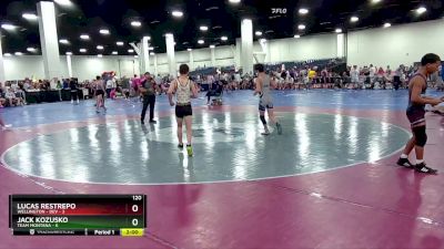 120 lbs Round 2 (16 Team) - Lucas Restrepo, Wellington - DEV vs Jack Kozusko, Team Montana