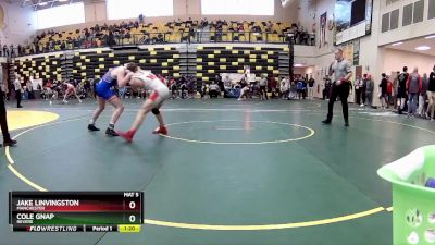 165 lbs Semifinal - Jake Linvingston, MANCHESTER vs Cole Gnap, REVERE