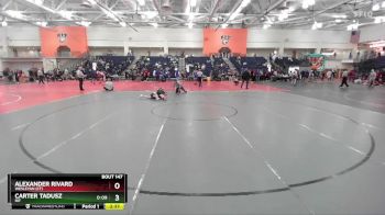 157 lbs Cons. Round 3 - Carter Tadusz, RIT vs Alexander Rivard, Wesleyan (CT)