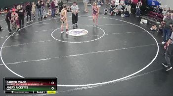 140 lbs Placement (4 Team) - Avery Ricketts, Ninety Six vs Carter Evans, Palmetto State Wrestling Academy
