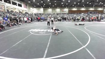 50 lbs Round Of 16 - Justin Barnes, Anderson Attack WC vs Justis Bogue, Ruby Mountain WC