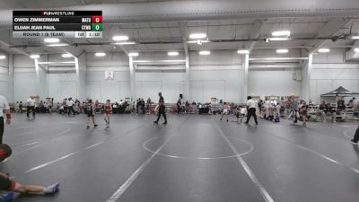 64 lbs Round 1 (8 Team) - Owen Zimmerman, Mat Assassins Black vs Elijah Jean Paul, CTWHALE Green