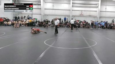 84 lbs Round 1 (8 Team) - William Huffman, Neighborhood Wrestling vs Silas Bennett, 84 Athletes