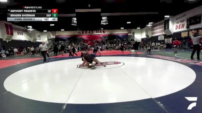 165 lbs Cons. Round 3 - Braden Sherman, Chaparral vs Anthony Frausto, Troy