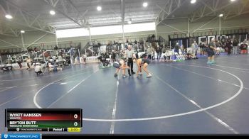 165 lbs Round 3 - Wyatt Hanssen, Wasatch vs Bryton Butt, Ridgeline Riverhawks