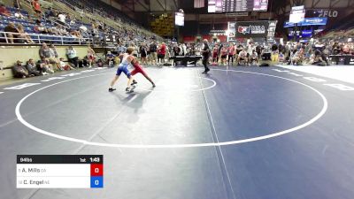 94 lbs Rnd Of 16 - Ariah Mills, GA vs Cayden Engel, NE