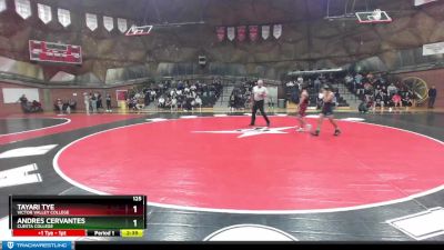 125 lbs Cons. Round 2 - Tayari Tye, Victor Valley College vs Andres Cervantes, Cuesta College