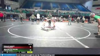 68 lbs Round 1 - Avalie Gantt, Gaston Grizzlies vs Brooklyn Solon, Cane Bay Cobras