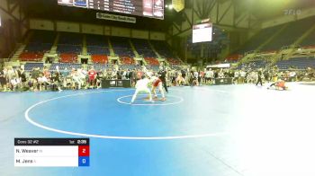 182 lbs Cons 32 #2 - Noah Weaver, Indiana vs Matthew Jens, Illinois