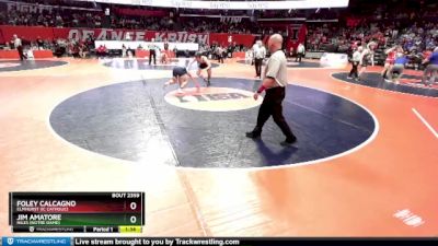 2A 190 lbs Cons. Semi - Jim Amatore, Niles (Notre Dame) vs Foley Calcagno, Elmhurst (IC Catholic)