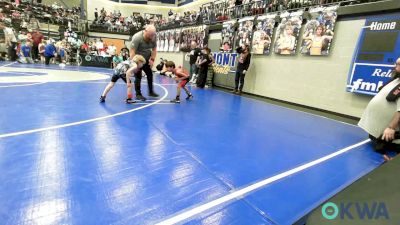 46 lbs Consi Of 4 - Henrik Goodgion, Chandler Takedown Club vs Drayson Couch, Del City Little League