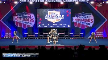 Champion Cheer - Electric [2026 L3 Youth - Flex - Small Day 1] 2026 NCA All-Star National Championship