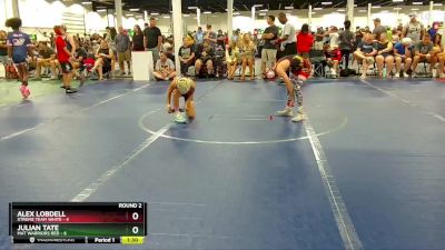 80 lbs Round 2 (6 Team) - Julian Tate, Mat Warriors Red vs Alex Lobdell, Xtreme Team White