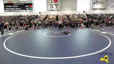 54 lbs 3rd Place Match - Jayden Yeager, Hilton Jr Cadets Wrestling Club vs Savlatbek Latipov, Willpower Wrestling Club