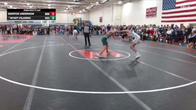 133 lbs Champ. Round 2 - Quinton Anderson, Minneota vs Wyatt Pilarski, Holdingford