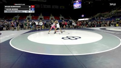 150 lbs Cons. Rd Of 16 - Myles Burroughs, MA vs Jacob Morris, AK
