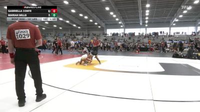 107 lbs Semifinal - Gabriella Conte, NJ vs Mariah Mills, FL
