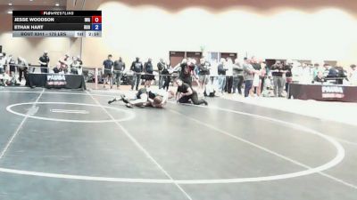 175 lbs Cons. Sub-quarters - Jesse Woodson, Impact Wrestling Academy vs Ethan Hart, Route 8