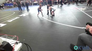 49 lbs Round Of 16 - Wyatt Worth, Collinsville Cardinal Youth Wrestling vs Mac Daugherty, Victory Grappling Club